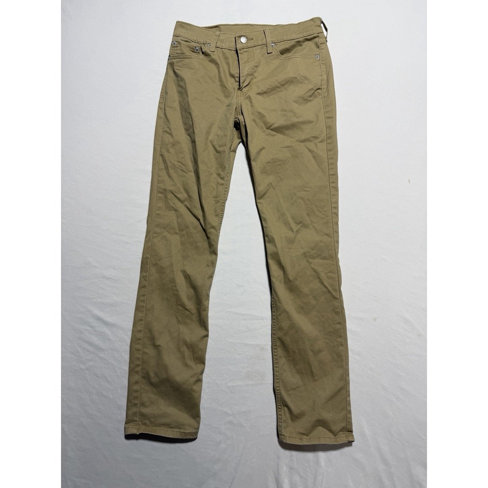 Levi's 511 Slim Fit Khaki Pants Mens 30x32 Stretch Chino Casual Beige